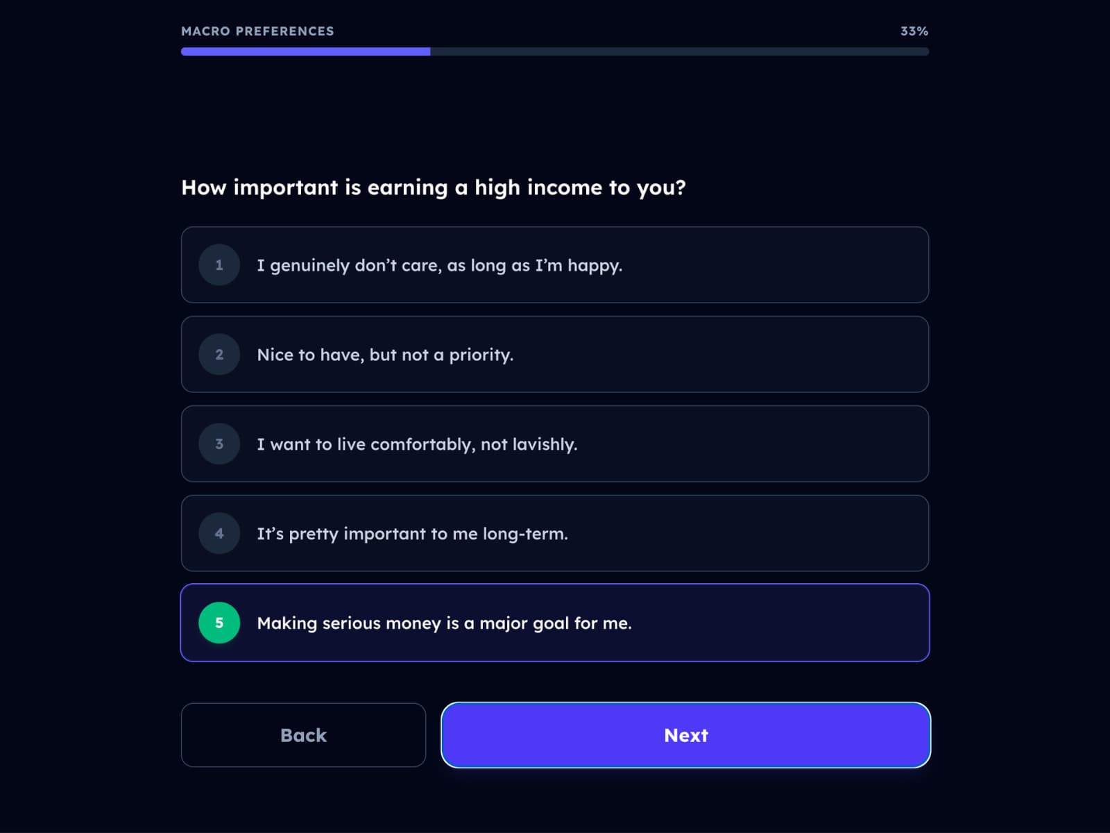 Assessment screenshot 1